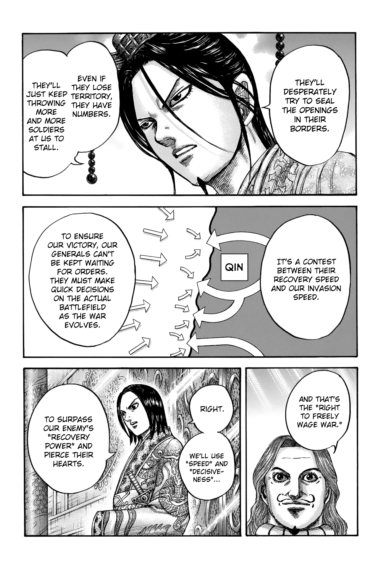 Kingdom manga, chapter 672, page 9 of 21