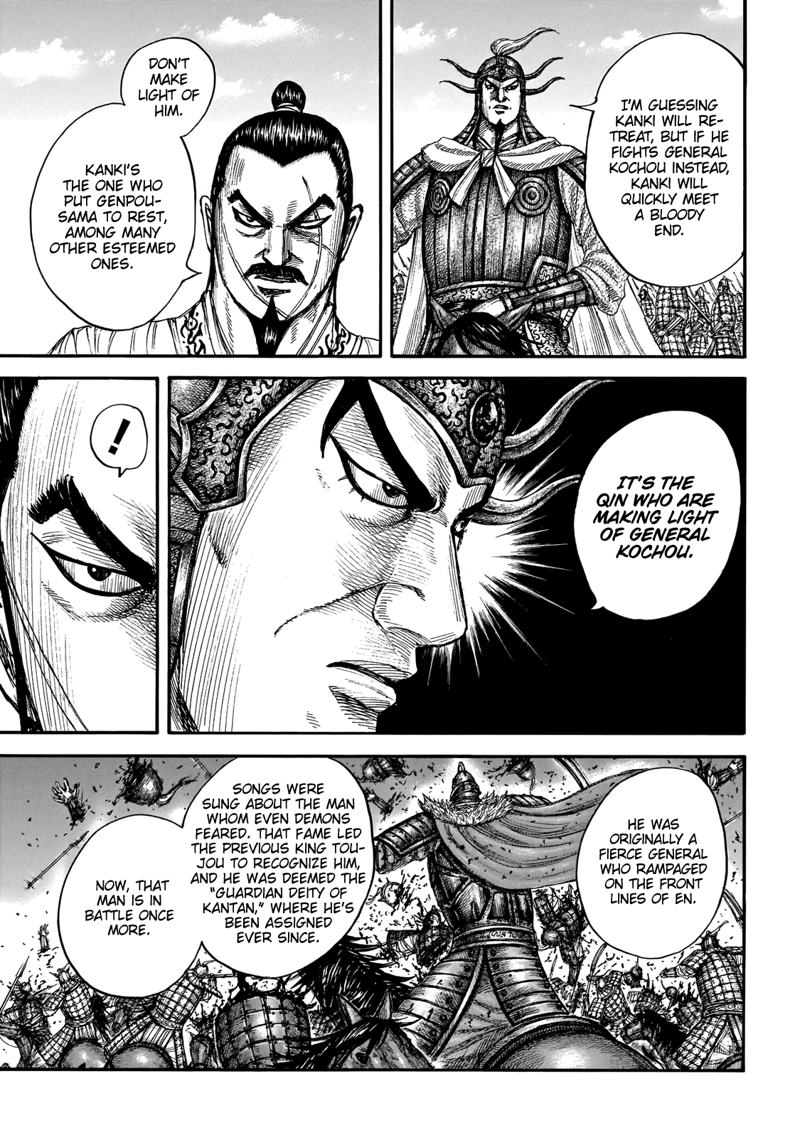 Kingdom manga, chapter 676, page 11 of 20
