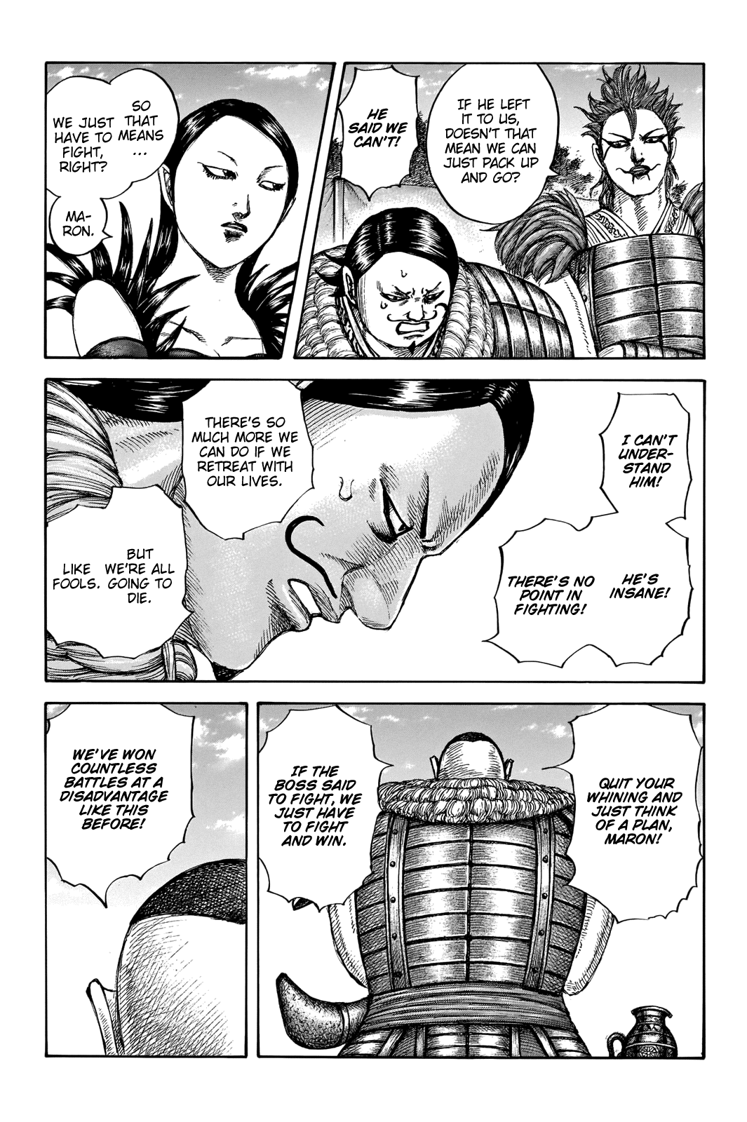 Kingdom manga, chapter 676, page 14 of 20