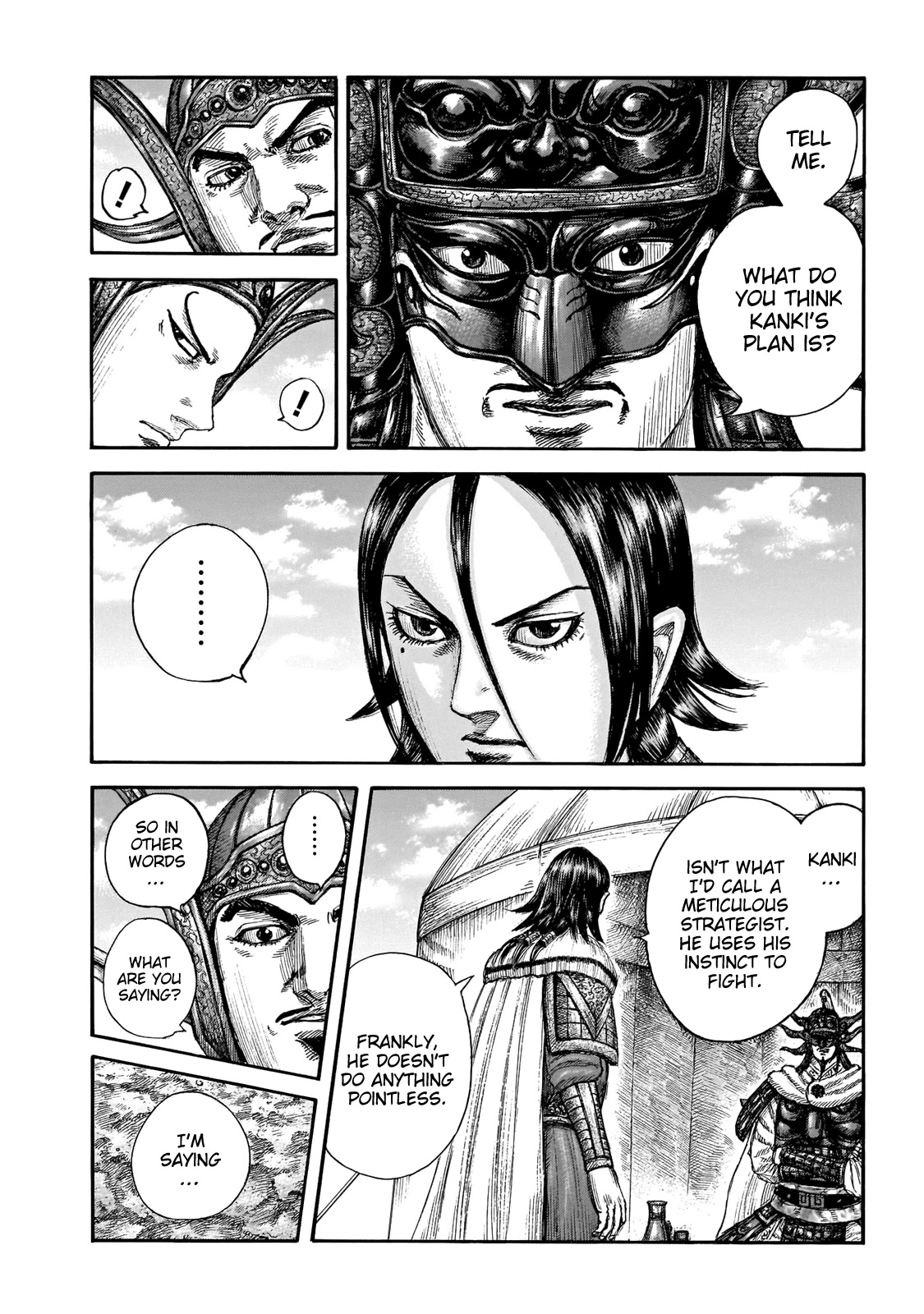 Kingdom manga, chapter 677, page 16 of 22