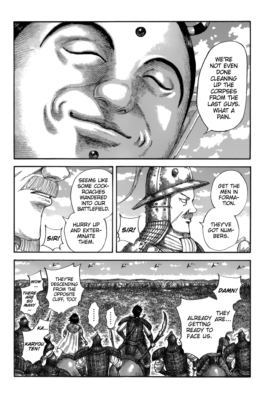 Kingdom manga, chapter 678, page 15 of 20