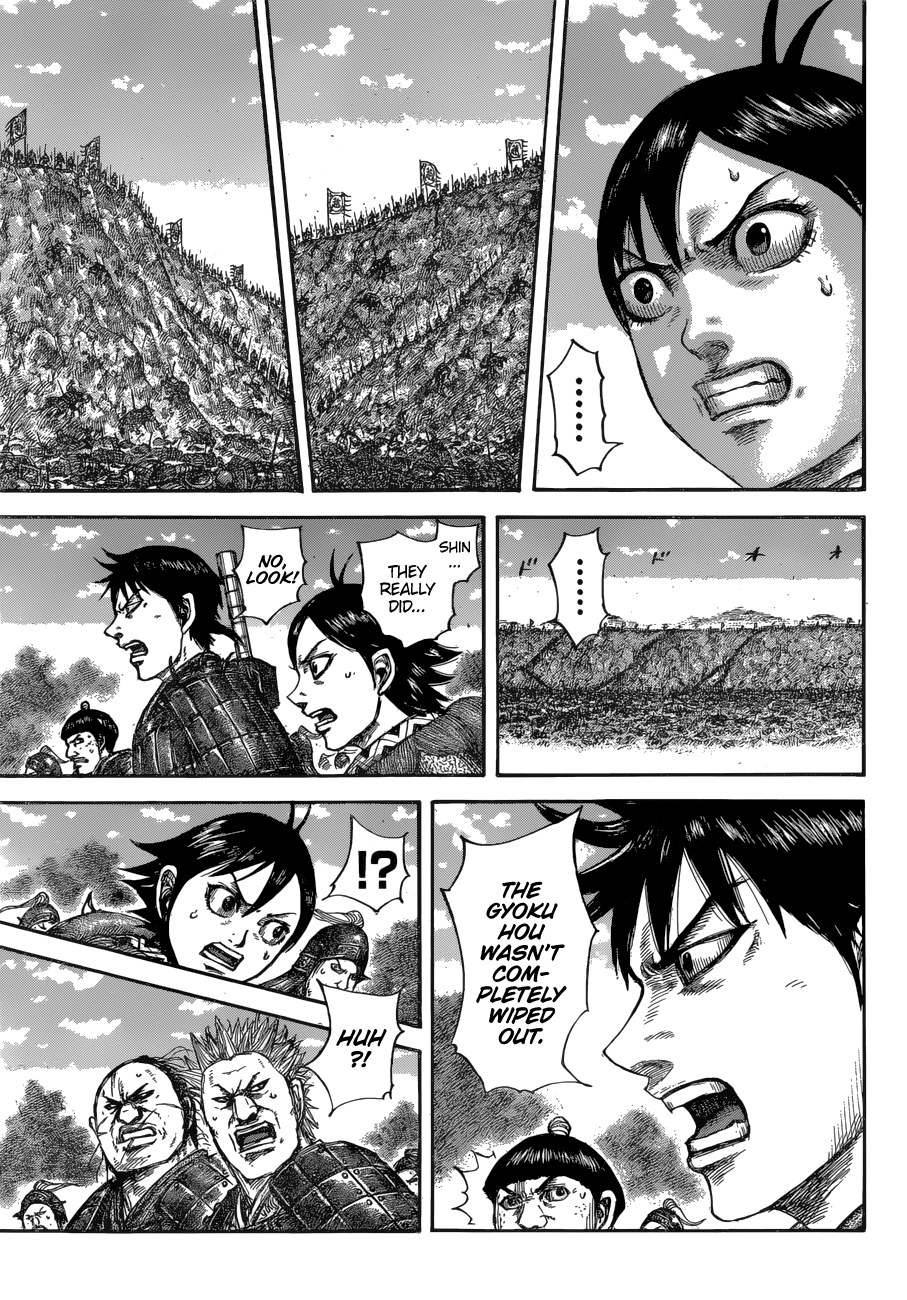 Kingdom manga, chapter 678, page 16 of 20