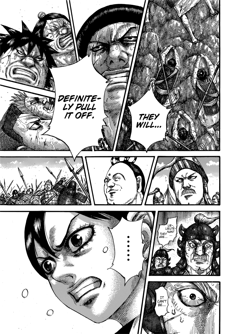 Kingdom Chapter 681 page 19 - Chapter 681: Tenacity