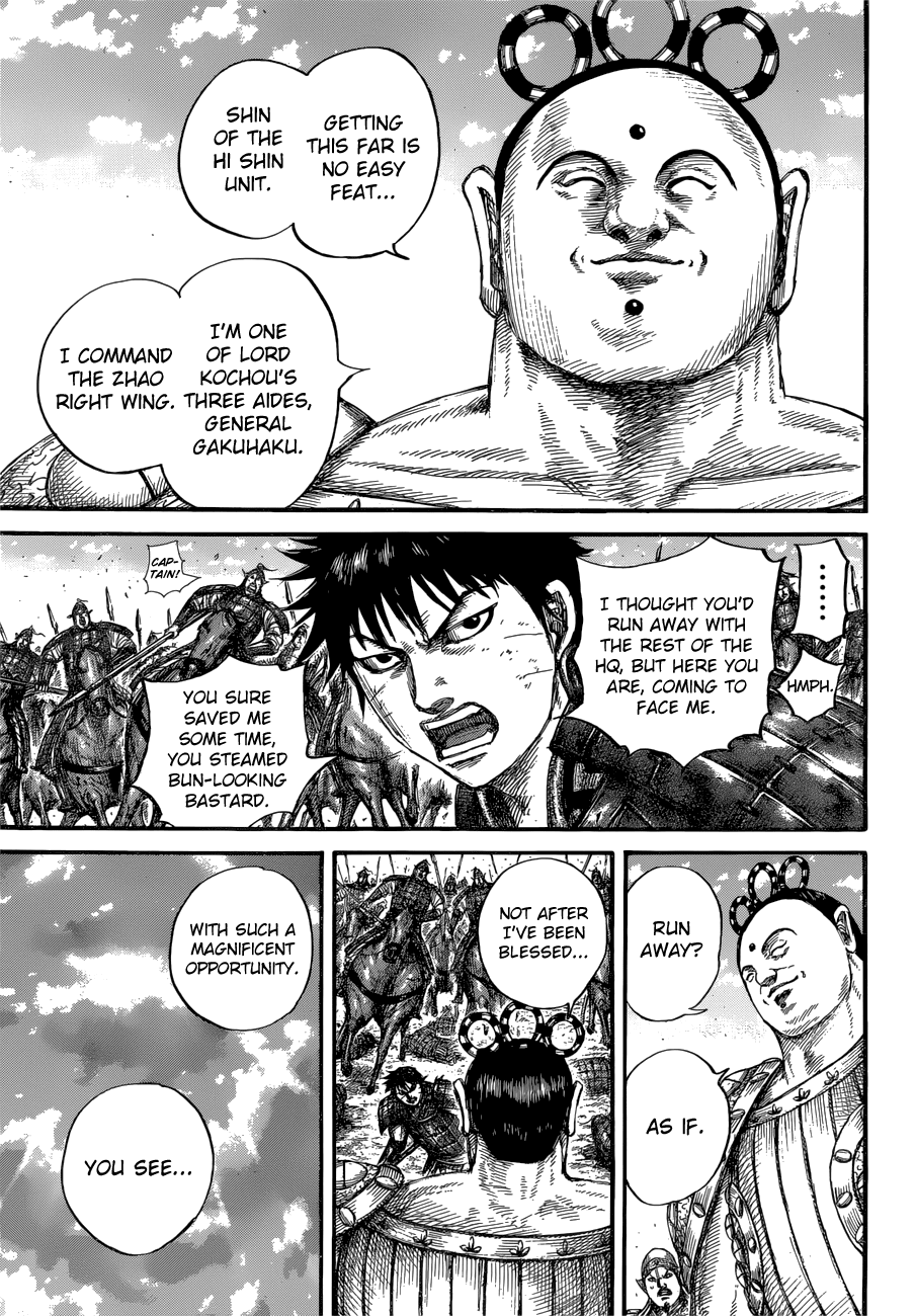 Kingdom manga, chapter 685, page 10 of 18