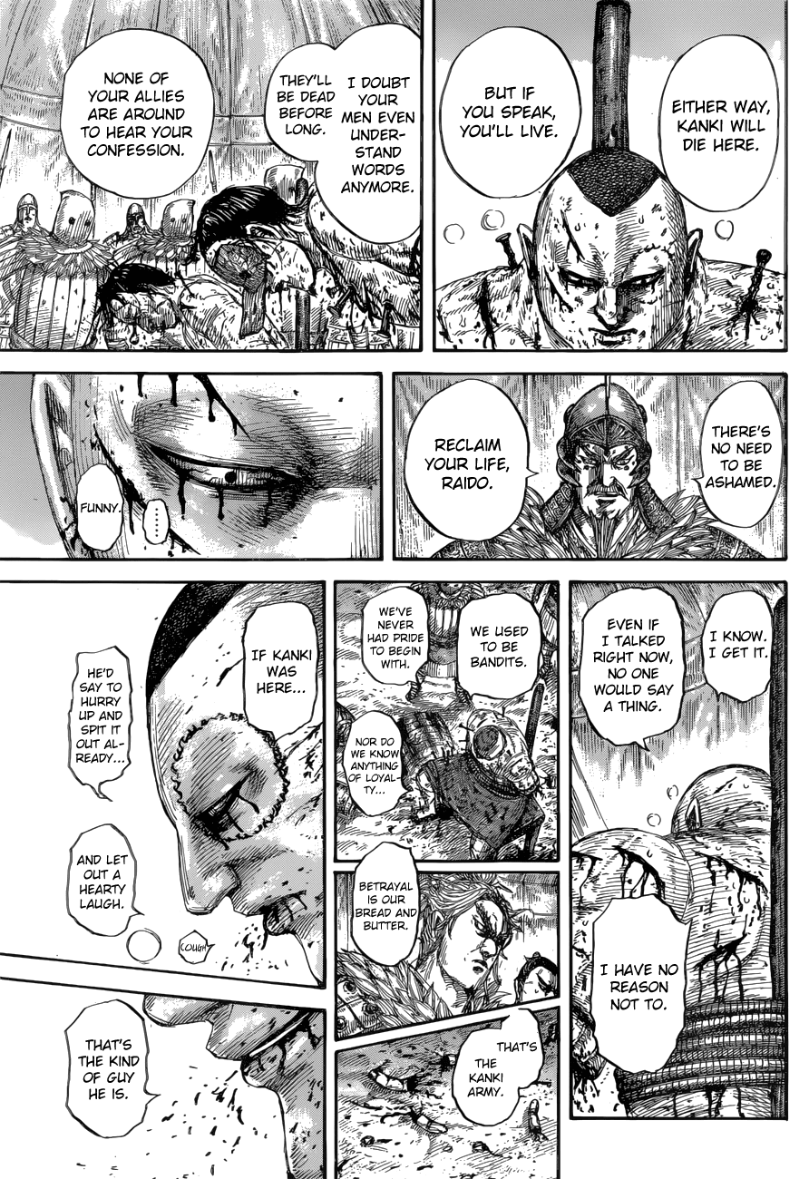 Kingdom manga, chapter 686, page 15 of 21