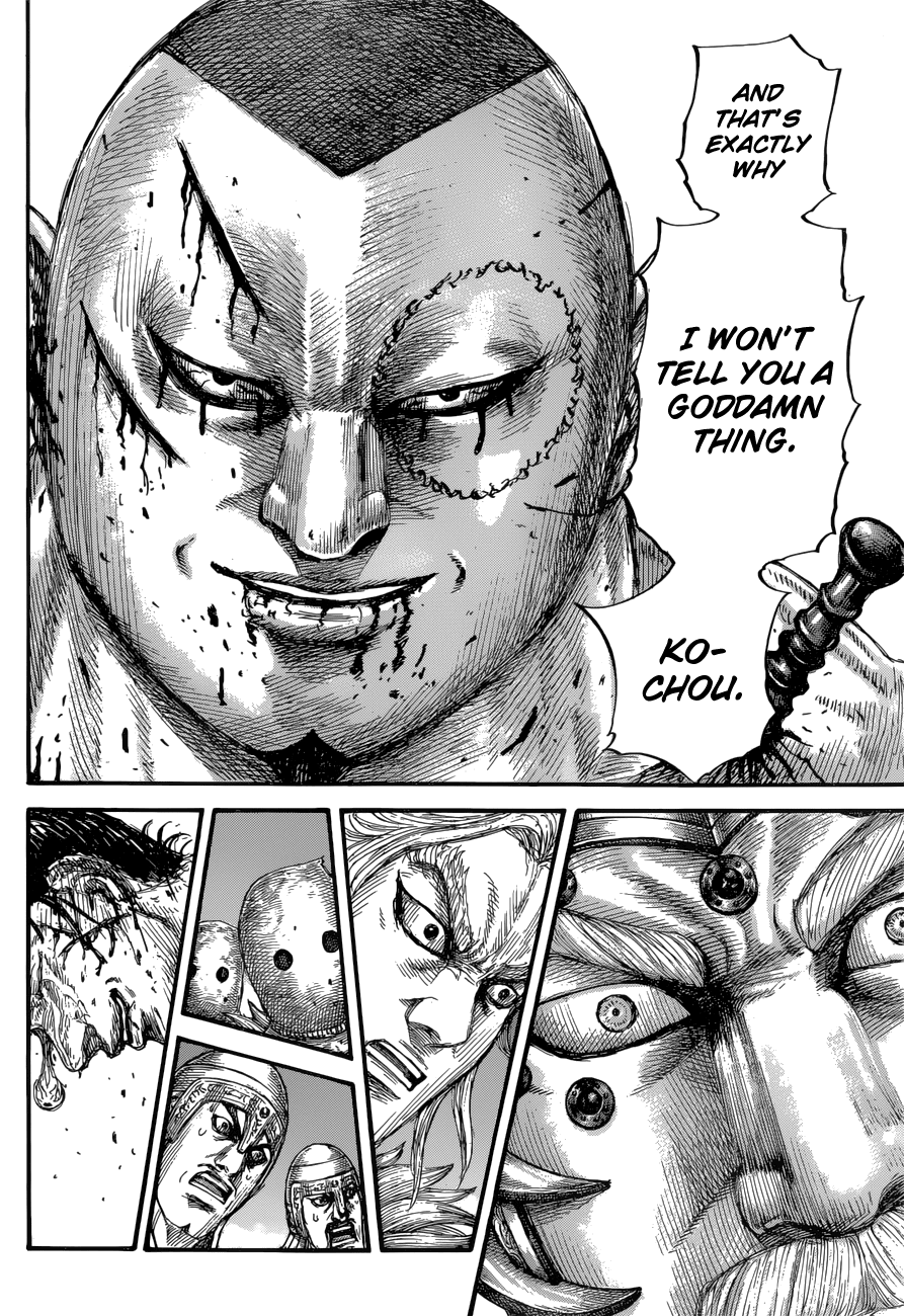 Kingdom manga, chapter 686, page 16 of 21