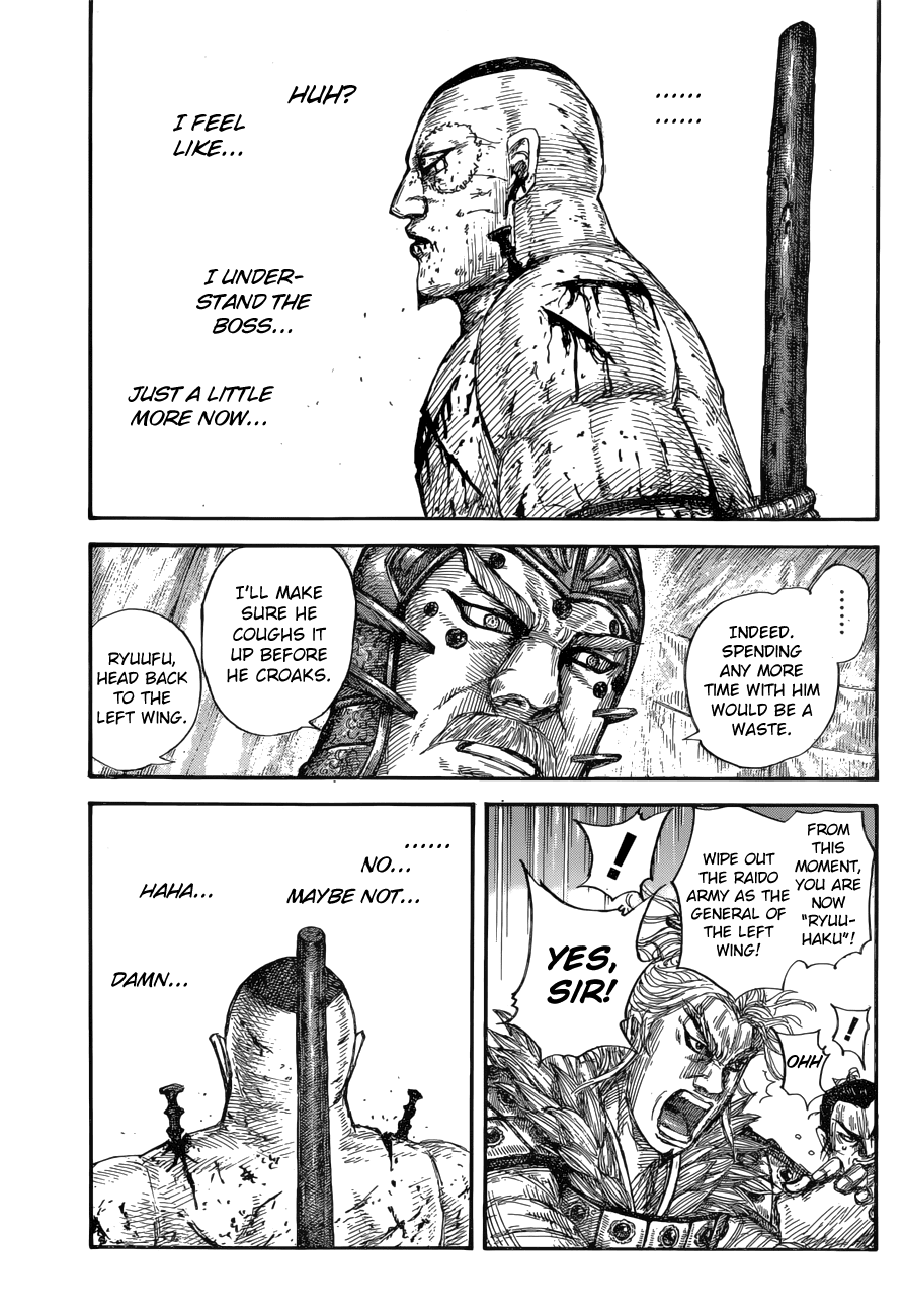 Kingdom manga, chapter 686, page 19 of 21