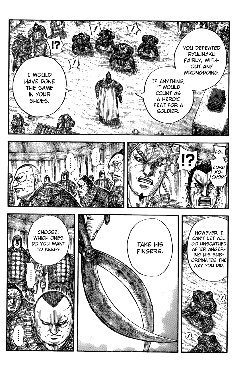 Kingdom manga, chapter 686, page 6 of 21