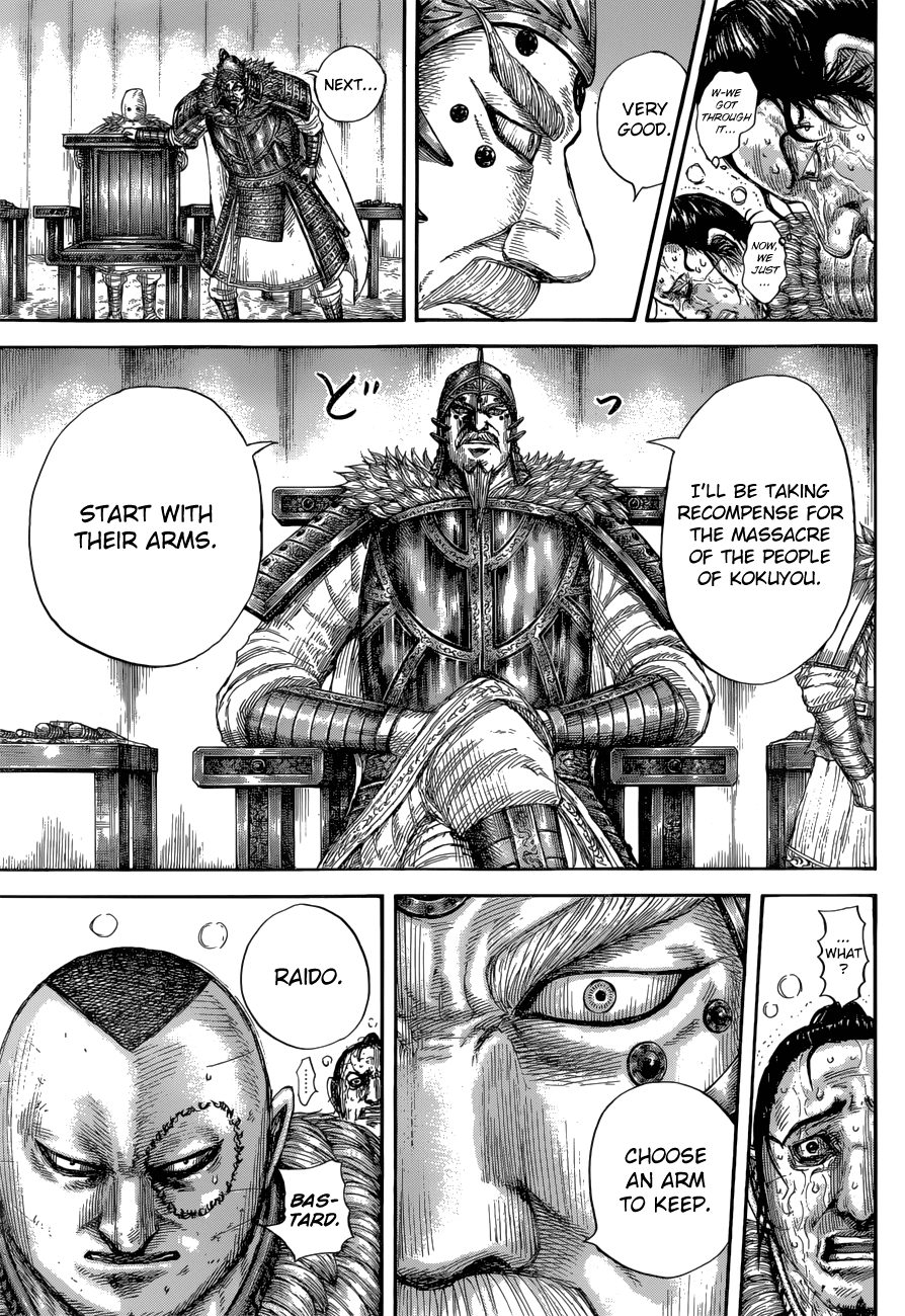 Kingdom manga, chapter 686, page 9 of 21