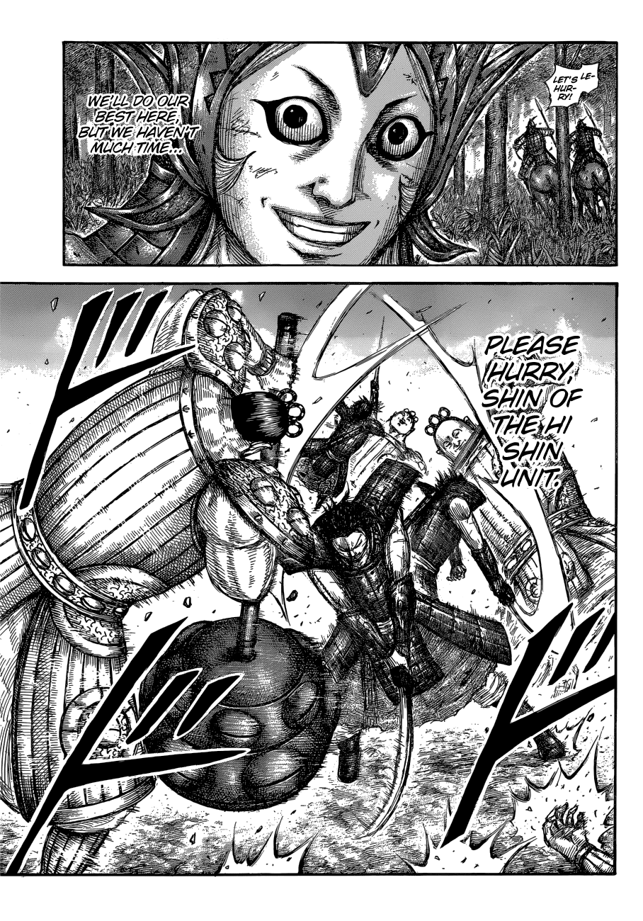 Kingdom Chapter 688 page 13 - Chapter 688: A Match of Speed
