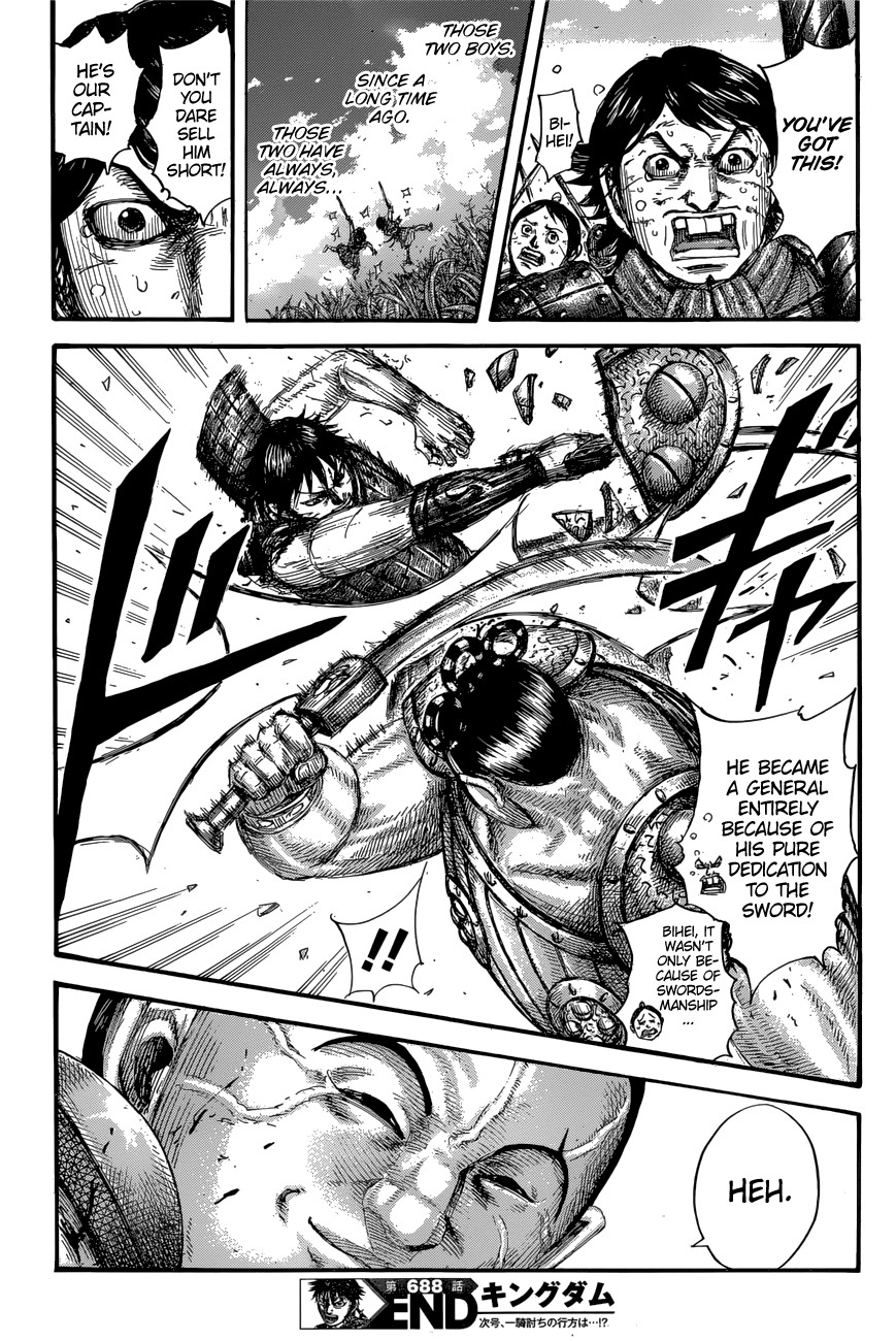 Kingdom Chapter 688 page 21 - Chapter 688: A Match of Speed