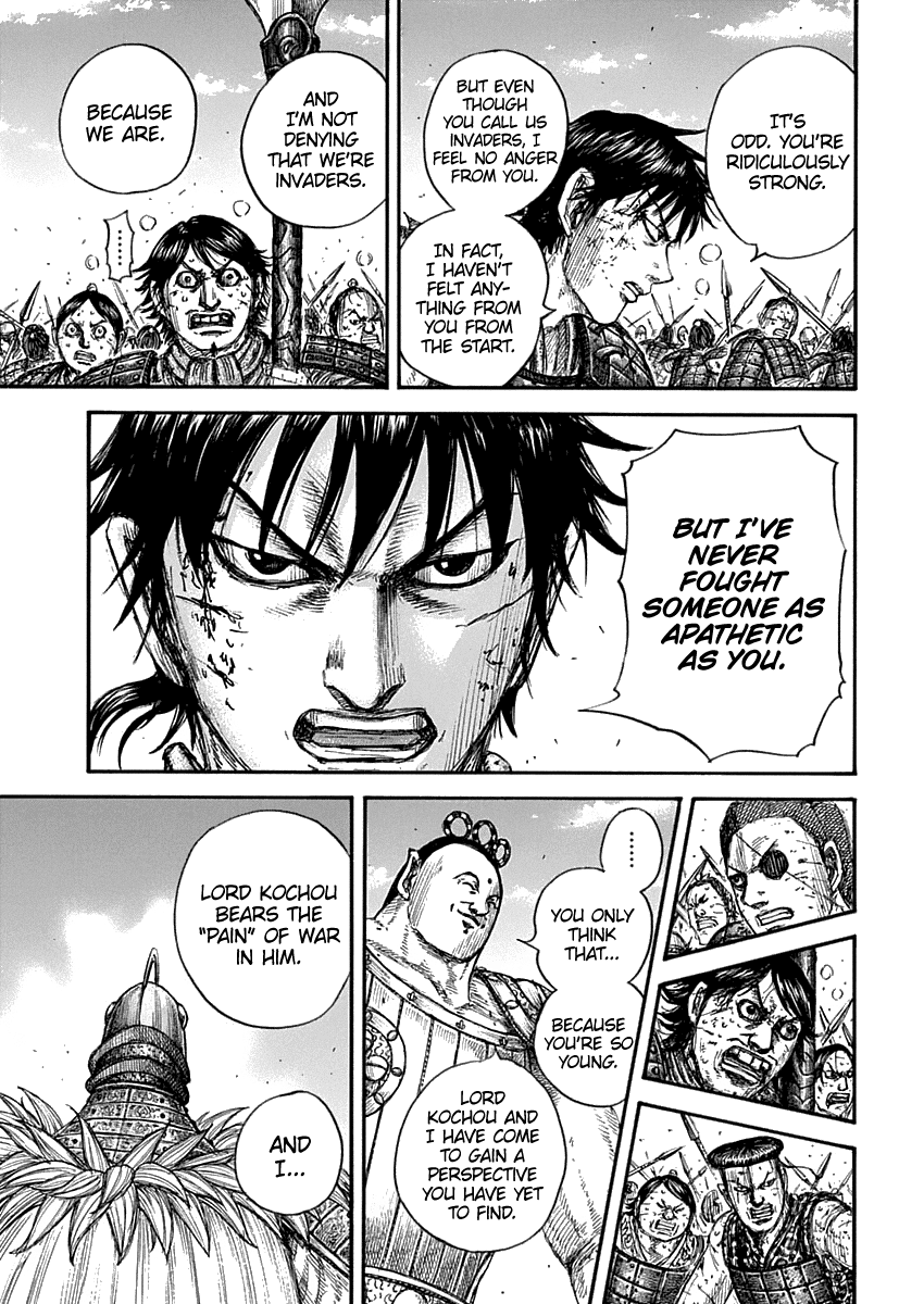 Kingdom manga, chapter 689, page 11 of 21