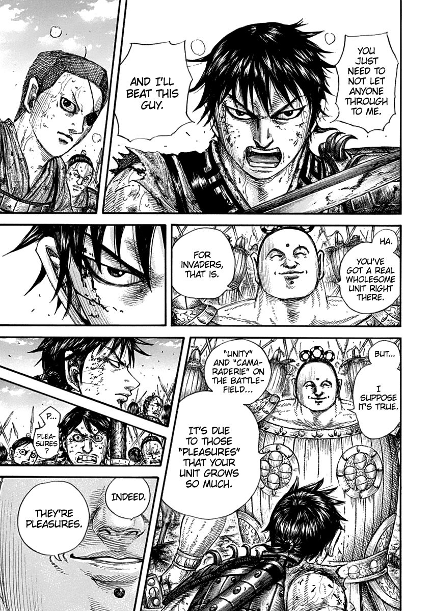 Kingdom manga, chapter 689, page 9 of 21