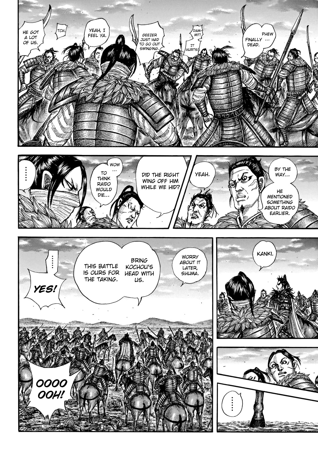 Kingdom manga, chapter 694, page 11 of 19