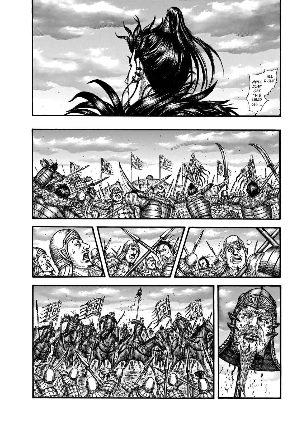 Kingdom manga, chapter 694, page 12 of 19