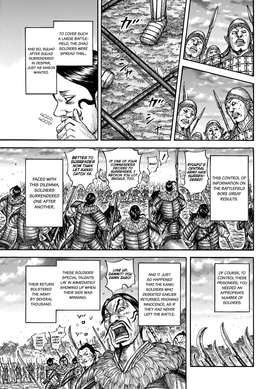 Kingdom manga, chapter 694, page 16 of 19