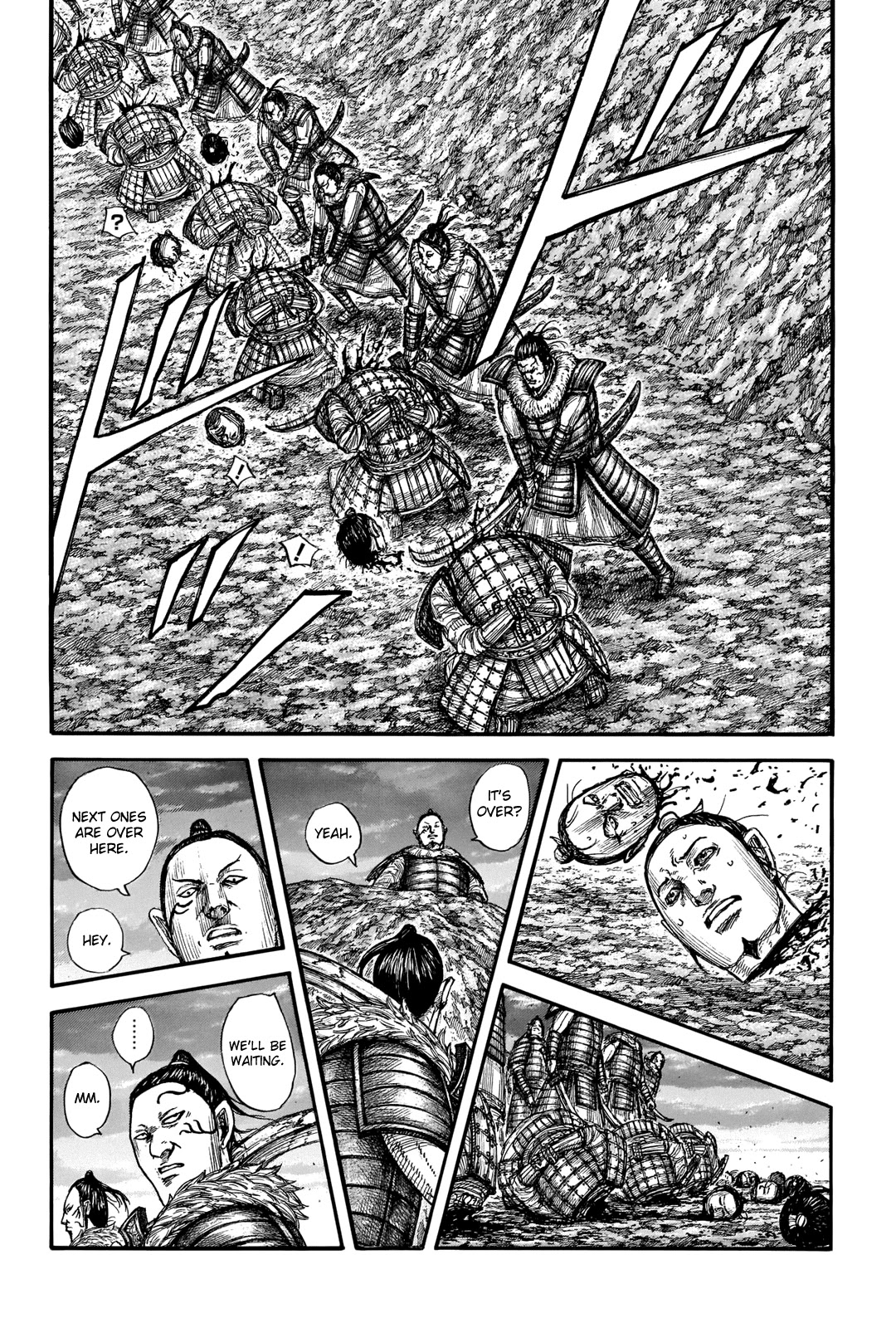 Kingdom manga, chapter 696, page 16 of 21