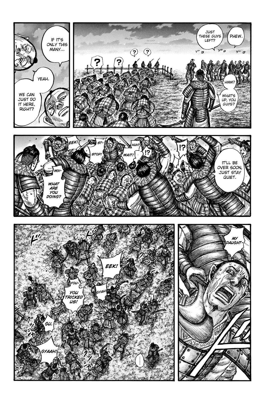 Kingdom manga, chapter 696, page 18 of 21