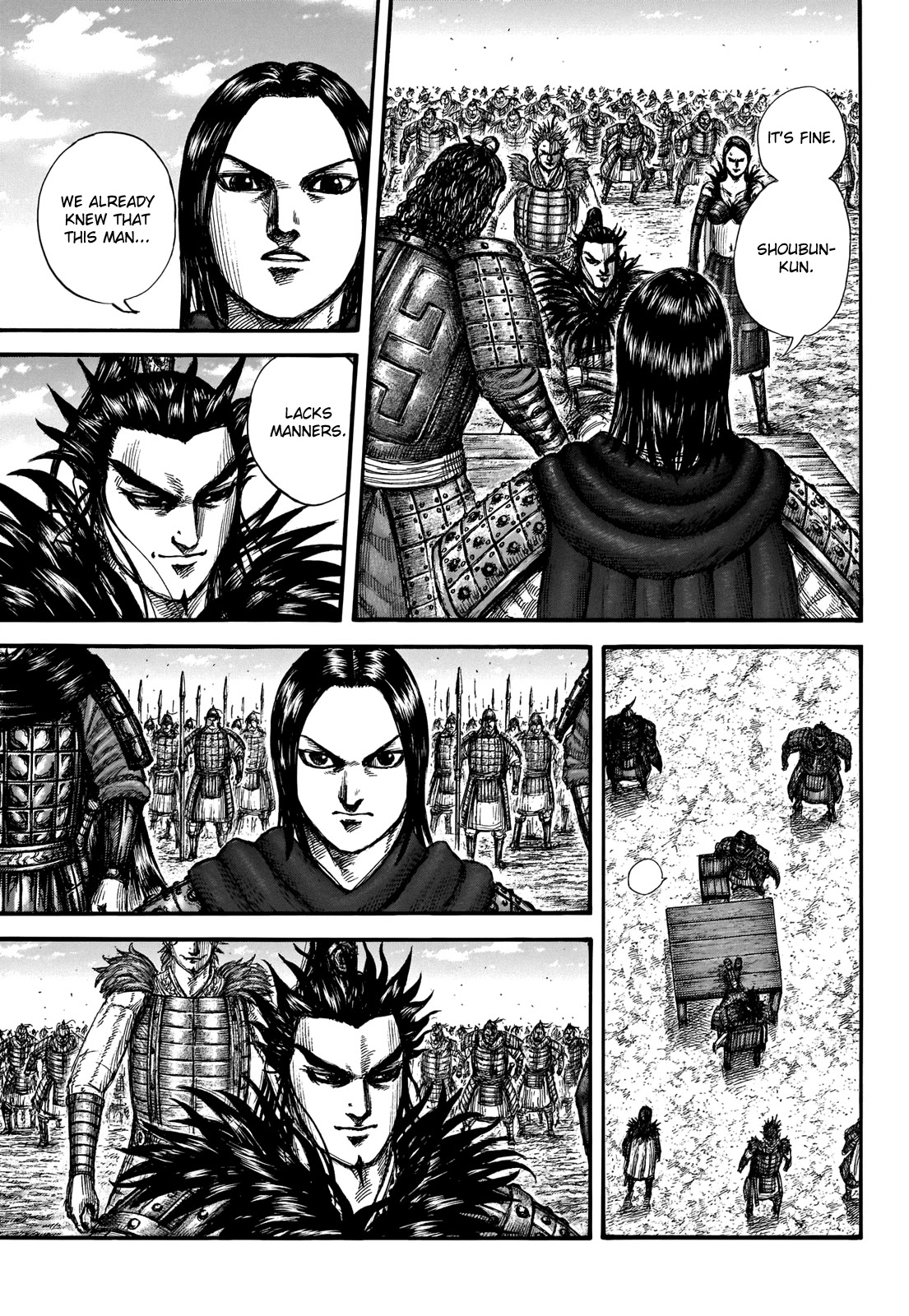 Kingdom manga, chapter 698, page 10 of 20