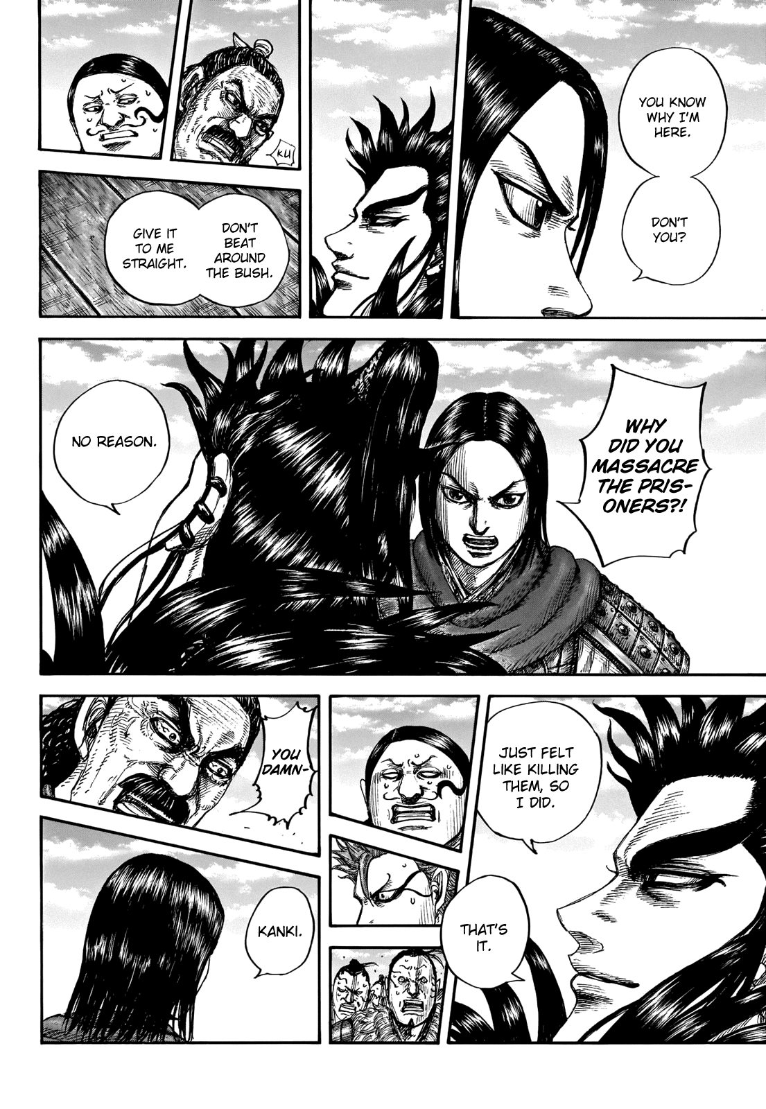 Kingdom manga, chapter 698, page 11 of 20