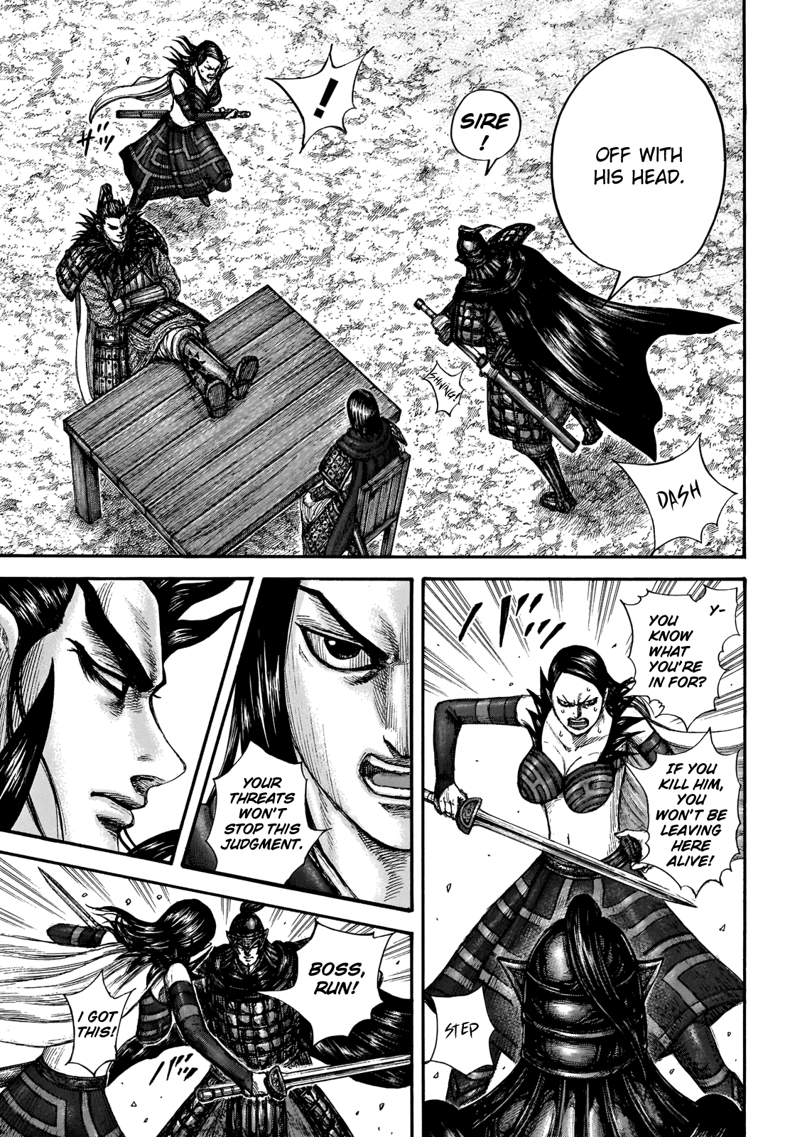 Kingdom manga, chapter 698, page 14 of 20
