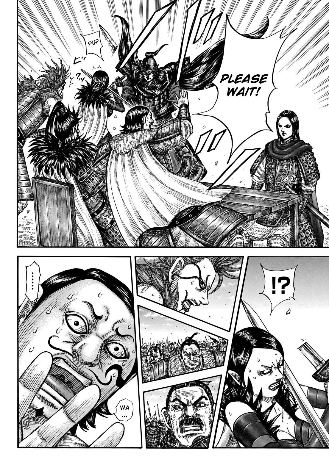 Kingdom manga, chapter 698, page 15 of 20