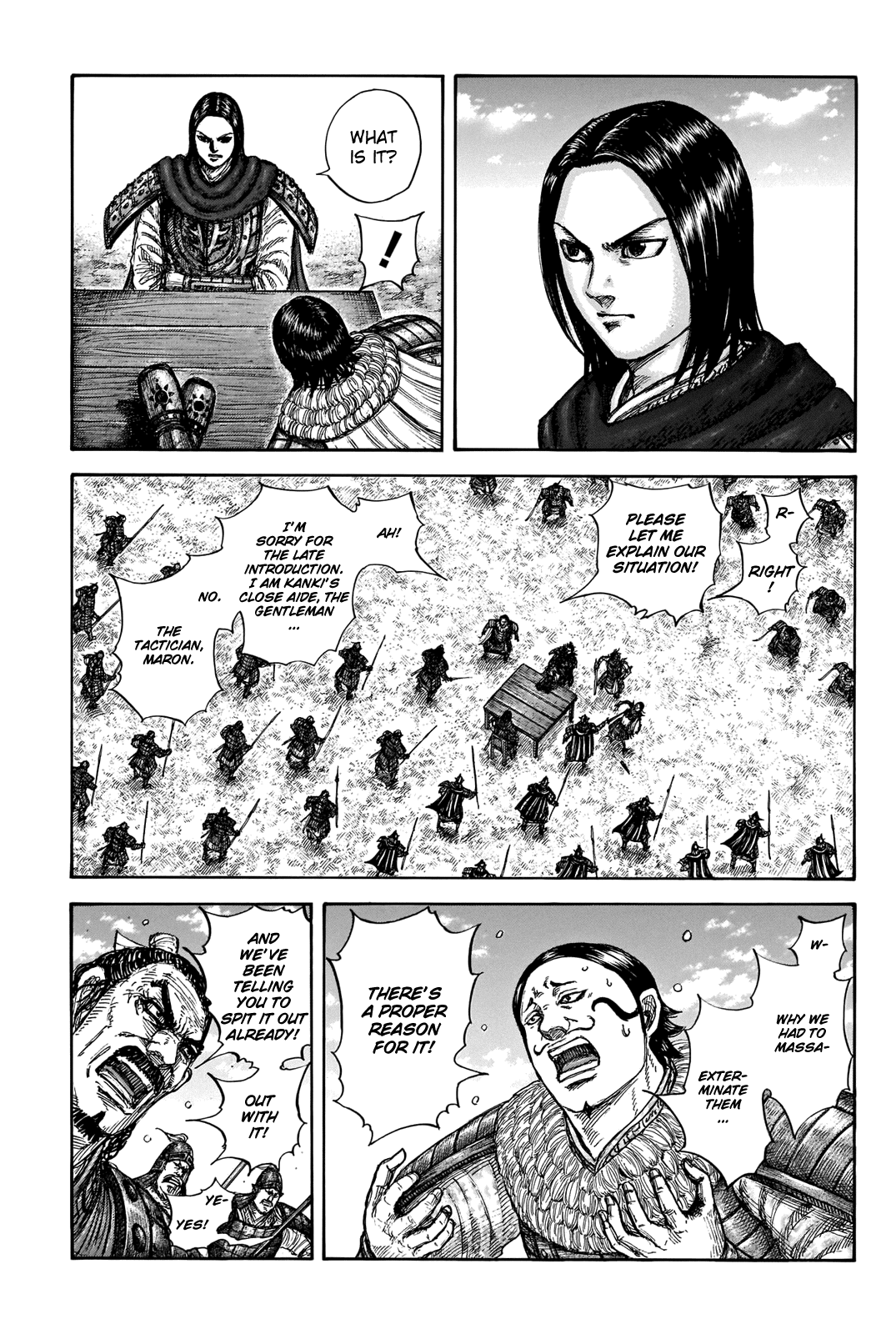 Kingdom manga, chapter 698, page 16 of 20