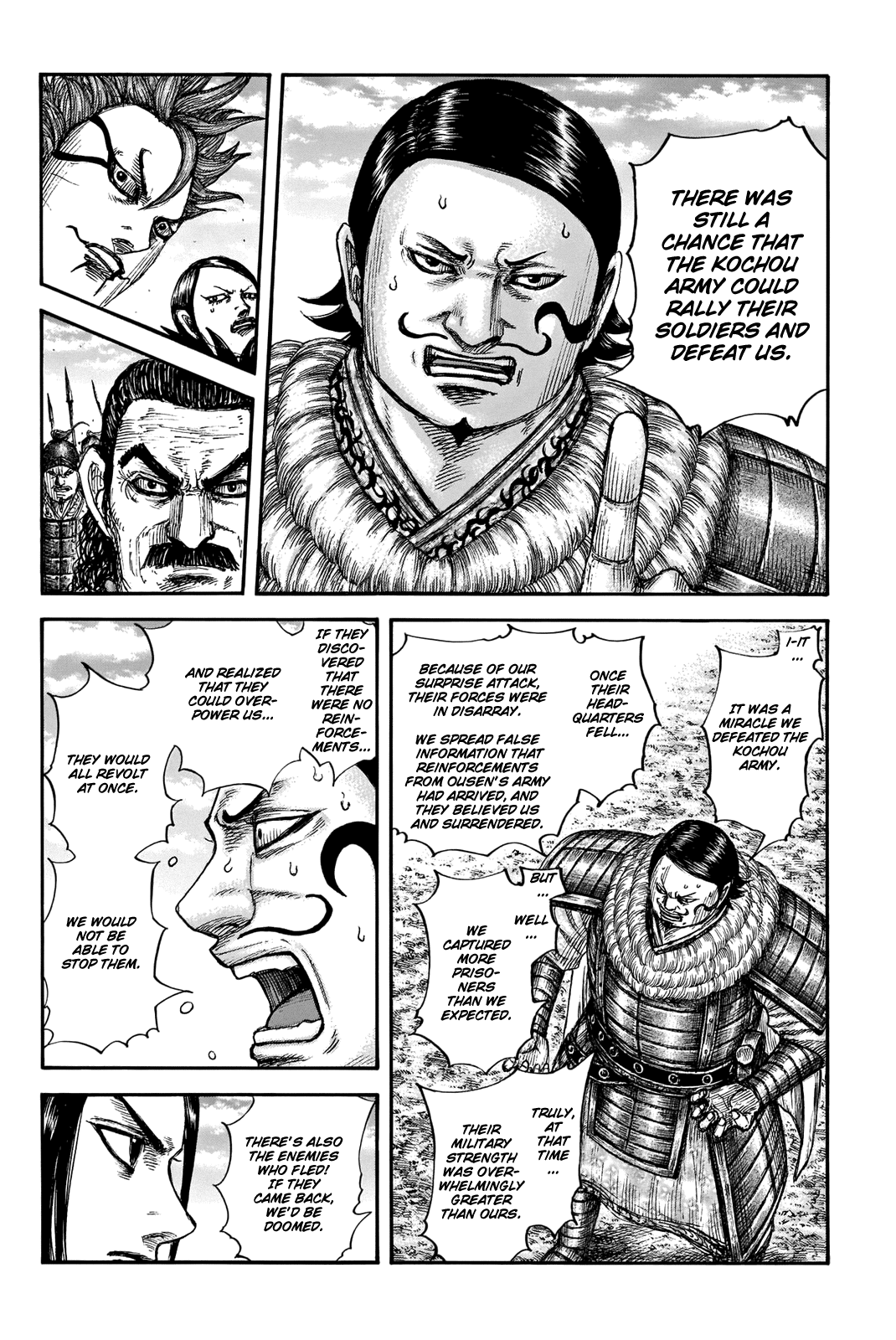 Kingdom manga, chapter 698, page 17 of 20