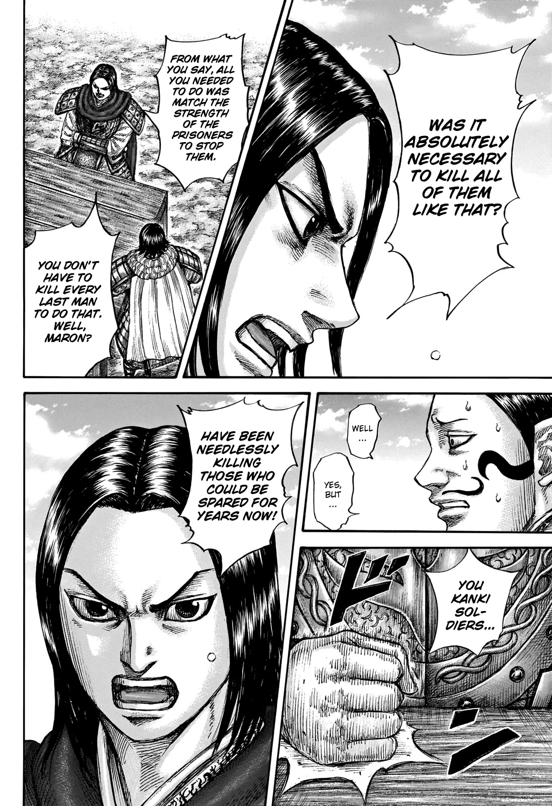 Kingdom manga, chapter 698, page 19 of 20