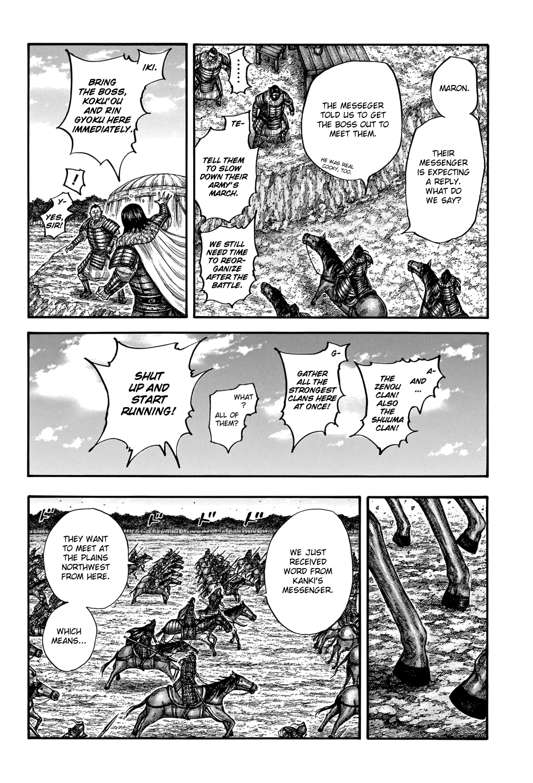 Kingdom manga, chapter 698, page 4 of 20