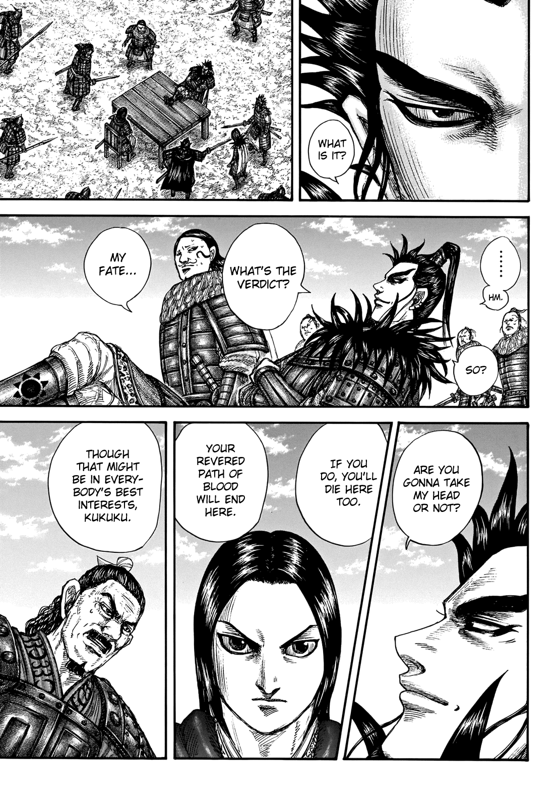 Kingdom Chapter 699 page 15 - Chapter 699: The Number of Decapitated Heads