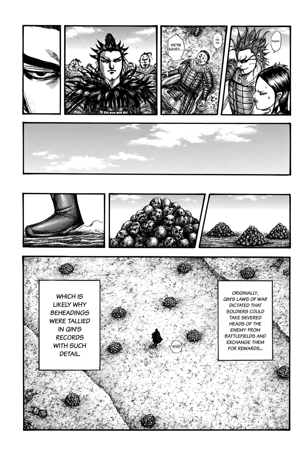 Kingdom Chapter 699 page 19 - Chapter 699: The Number of Decapitated Heads