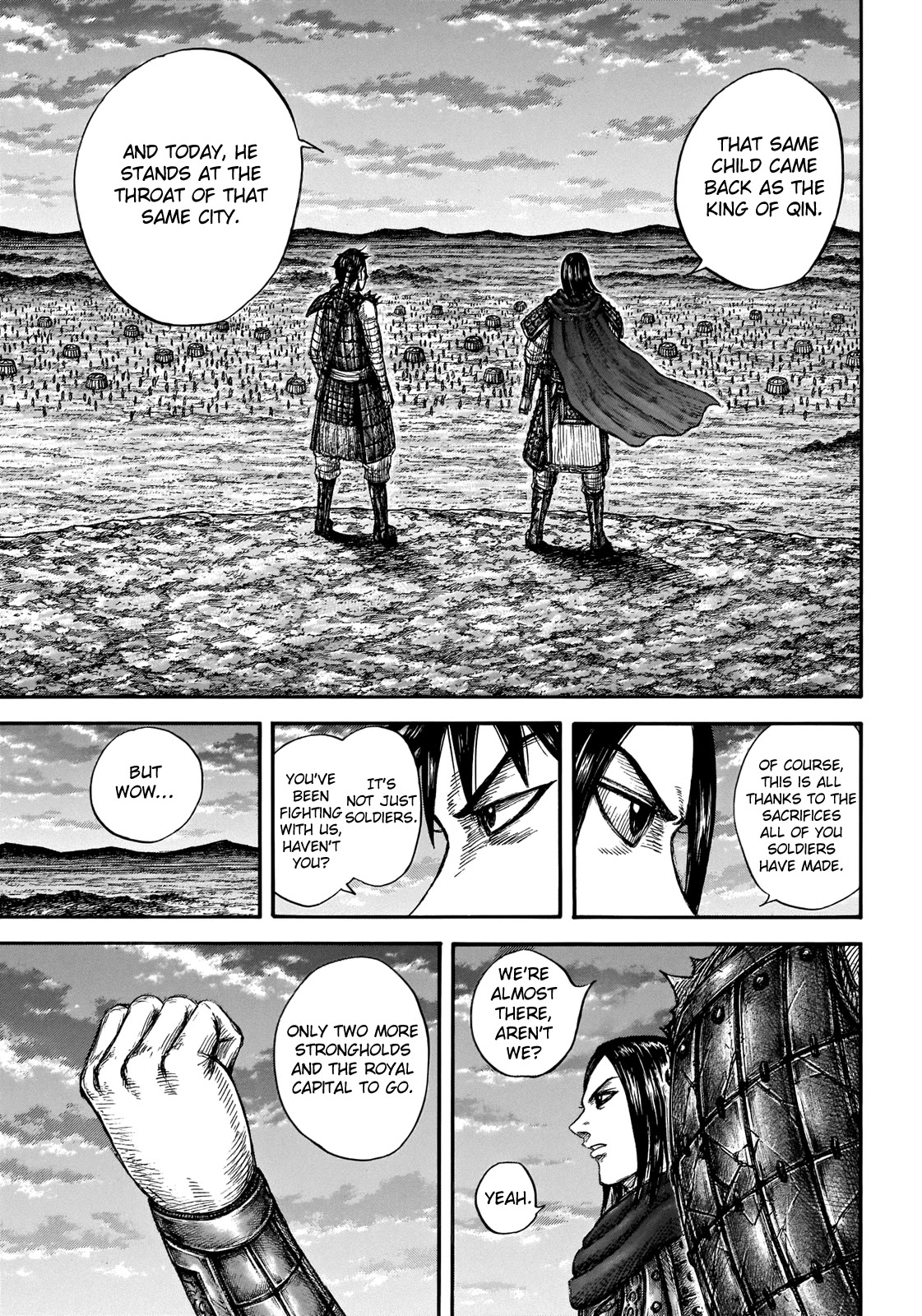 Kingdom Chapter 700 page 12 - Chapter 700: The Tension After the Battle
