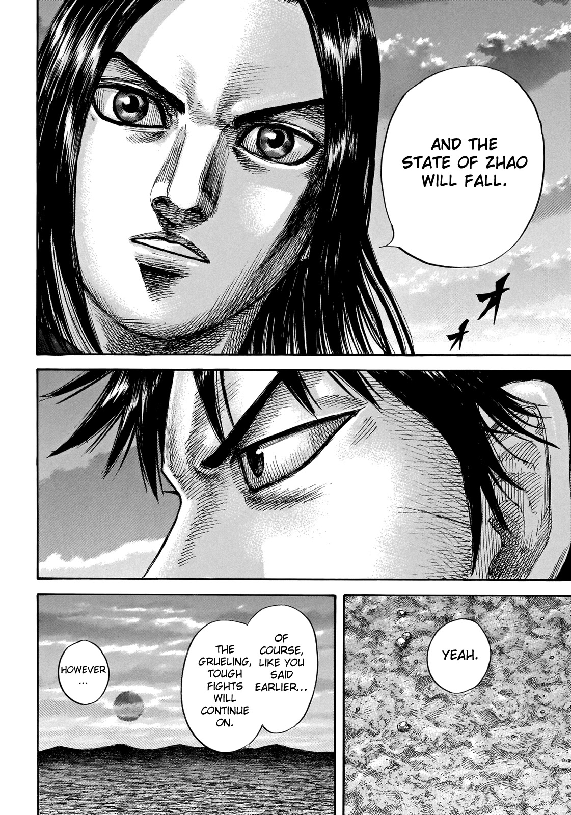 Kingdom Chapter 700 page 13 - Chapter 700: The Tension After the Battle