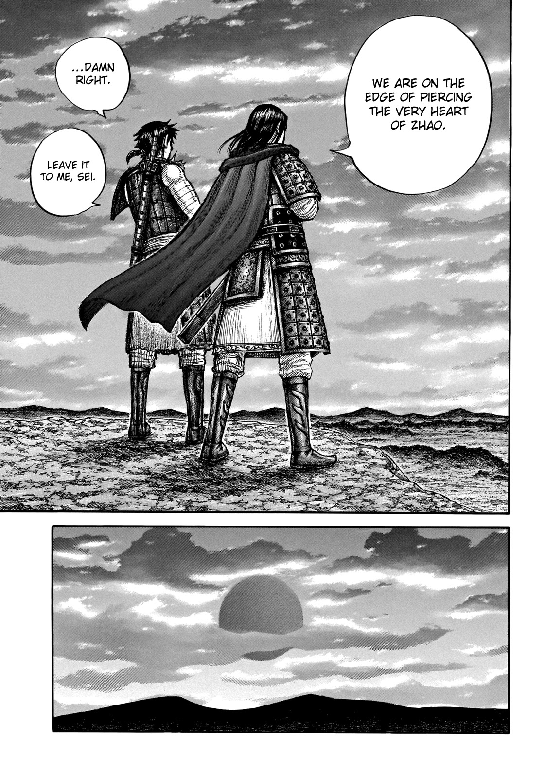 Kingdom Chapter 700 page 14 - Chapter 700: The Tension After the Battle