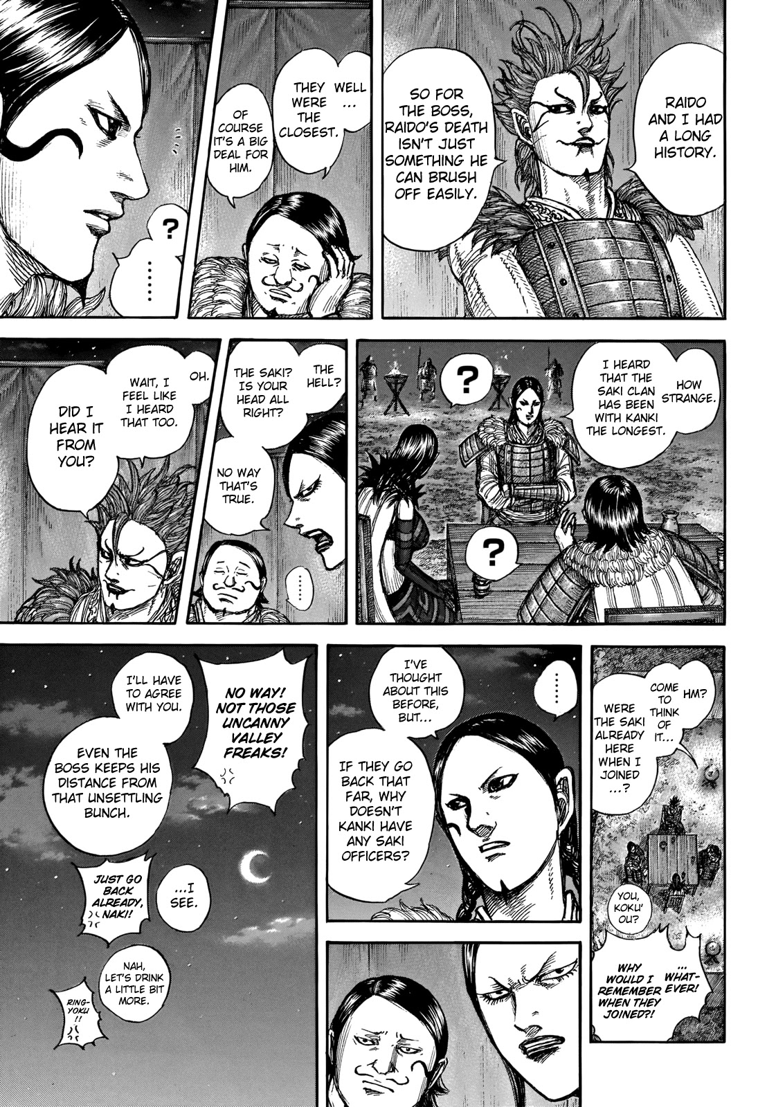 Kingdom Chapter 700 page 18 - Chapter 700: The Tension After the Battle