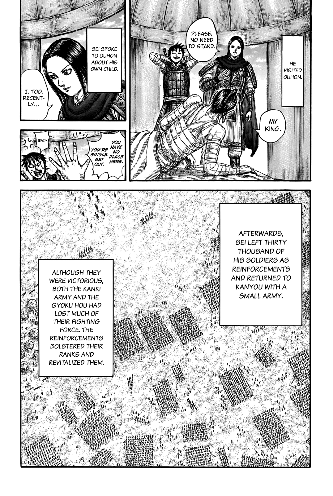 Kingdom Chapter 700 page 21 - Chapter 700: The Tension After the Battle