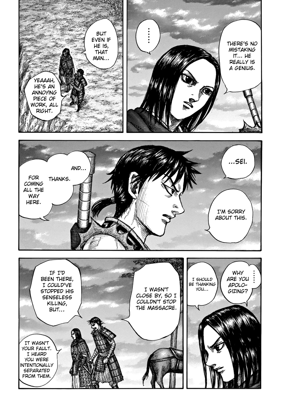 Kingdom Chapter 700 page 7 - Chapter 700: The Tension After the Battle