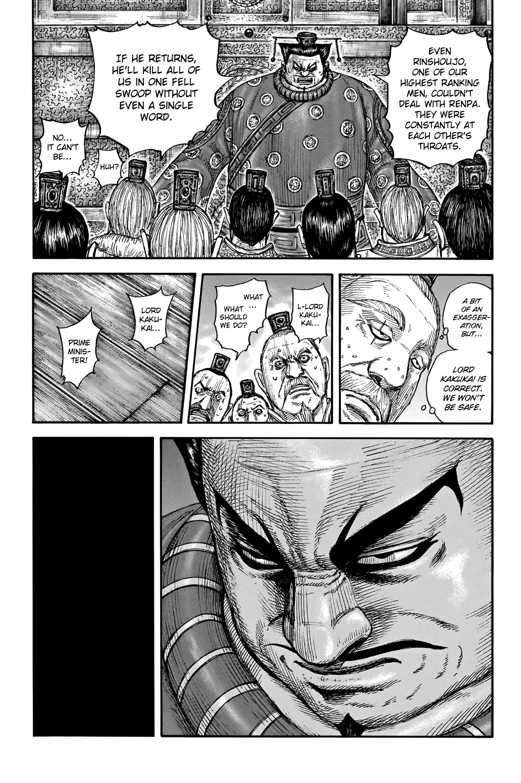 Kingdom manga, chapter 701, page 16 of 20
