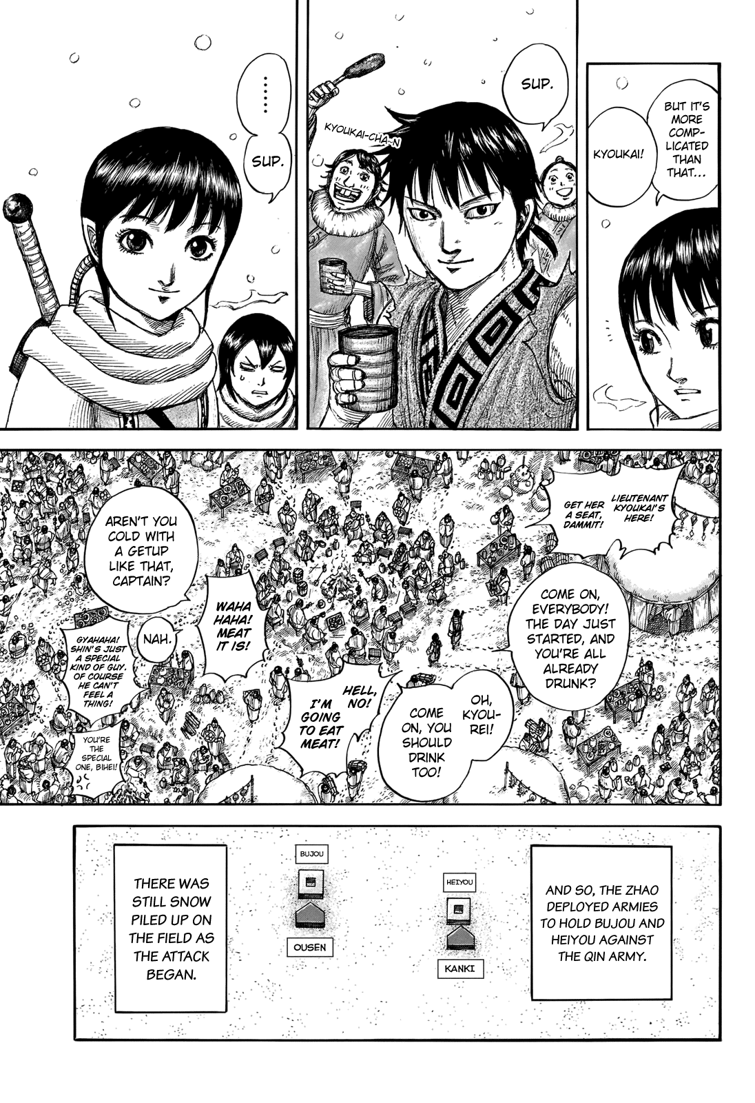 Kingdom manga, chapter 702, page 10 of 20