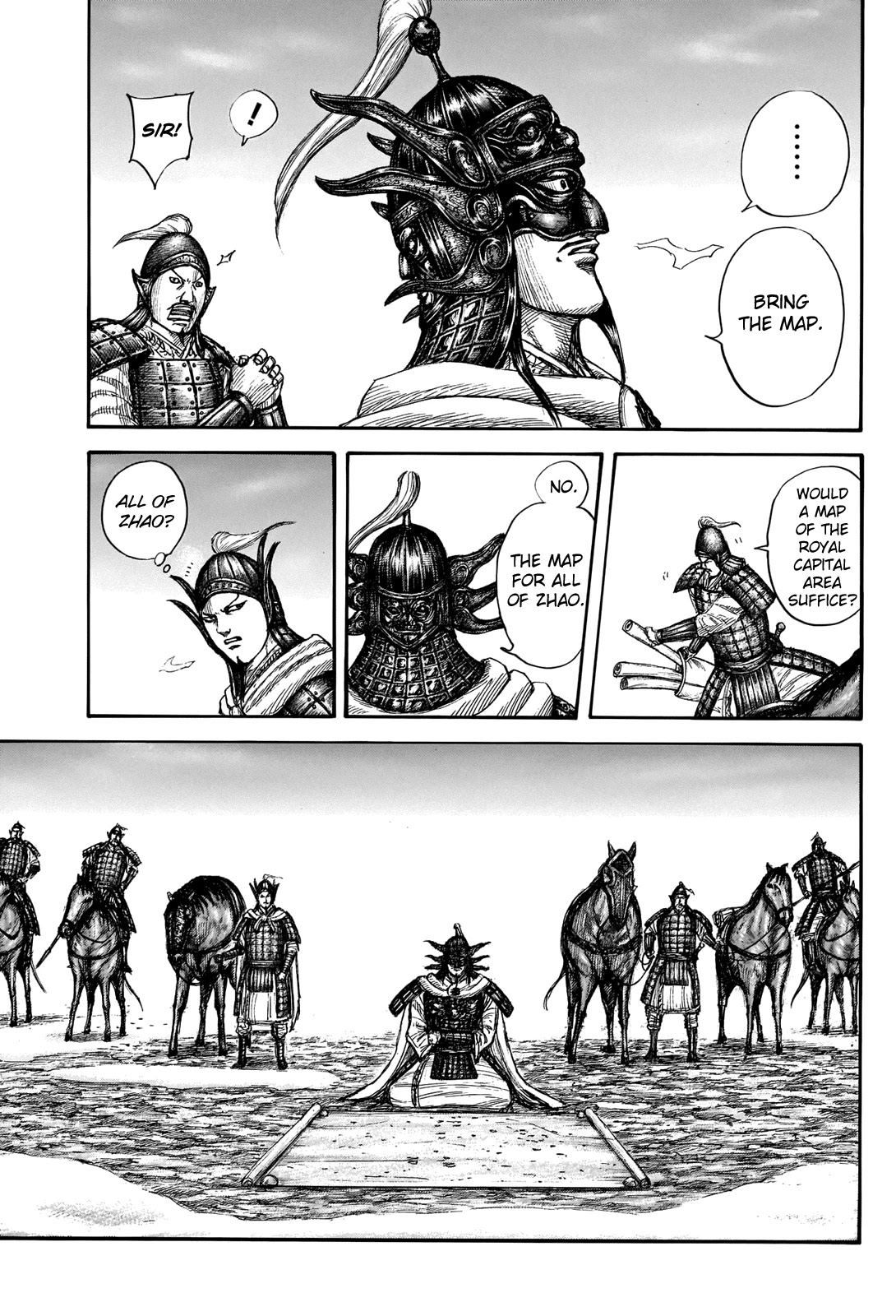 Kingdom manga, chapter 702, page 19 of 20