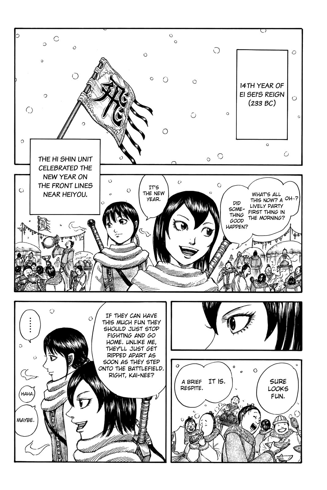 Kingdom manga, chapter 702, page 9 of 20