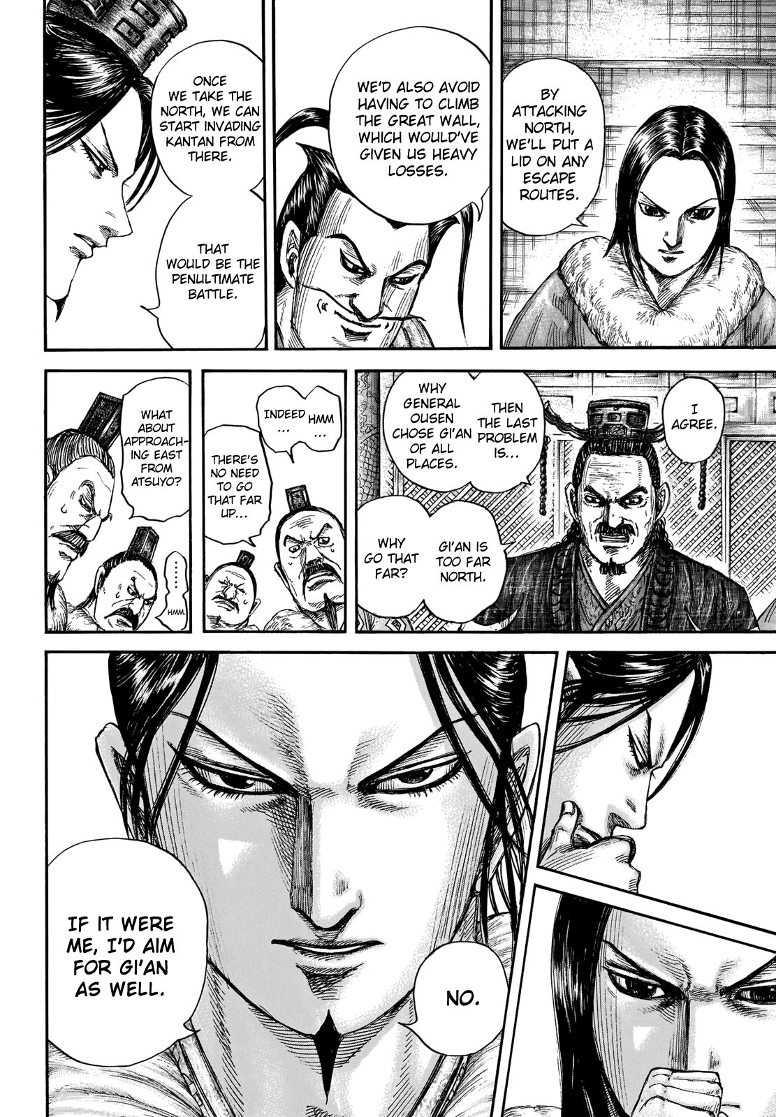 Kingdom manga, chapter 703, page 12 of 21