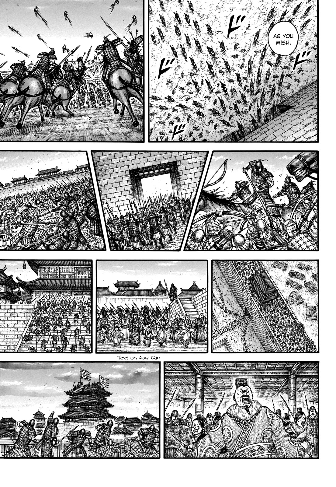 Kingdom manga, chapter 703, page 17 of 21