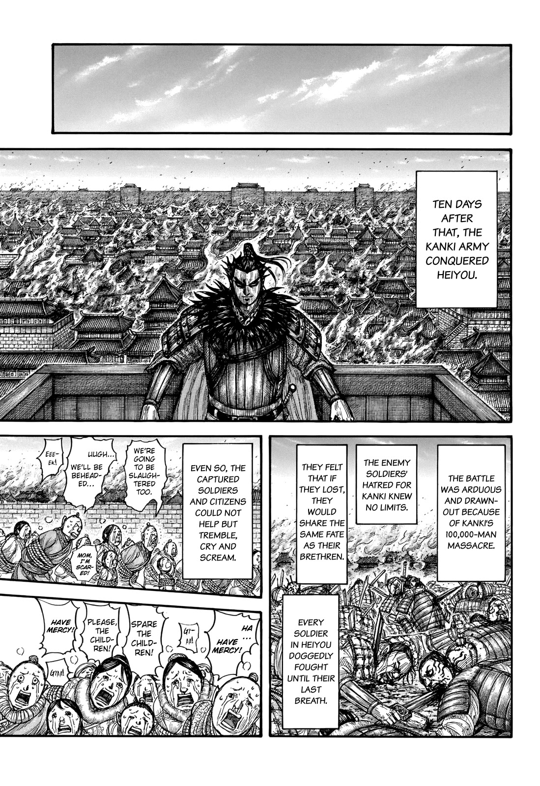 Kingdom manga, chapter 703, page 19 of 21