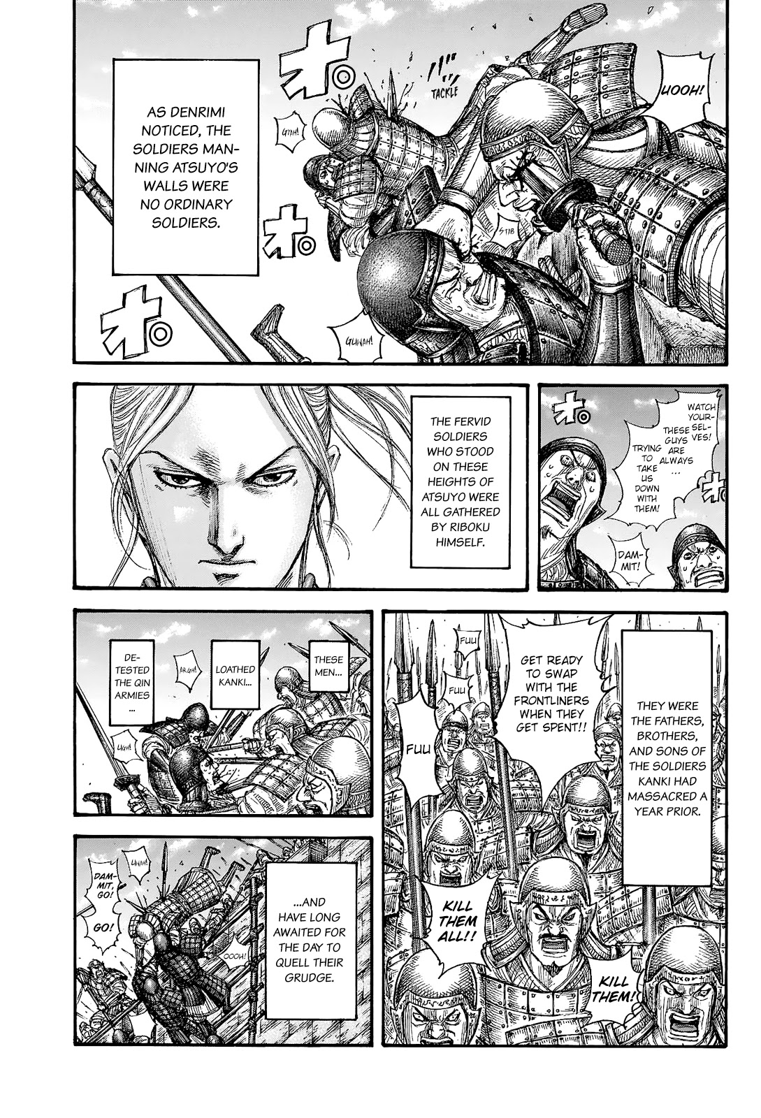 Kingdom manga, chapter 705, page 15 of 20