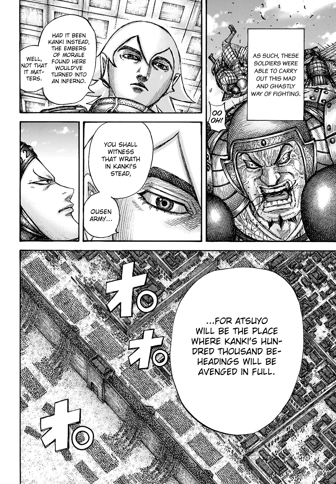 Kingdom manga, chapter 705, page 16 of 20