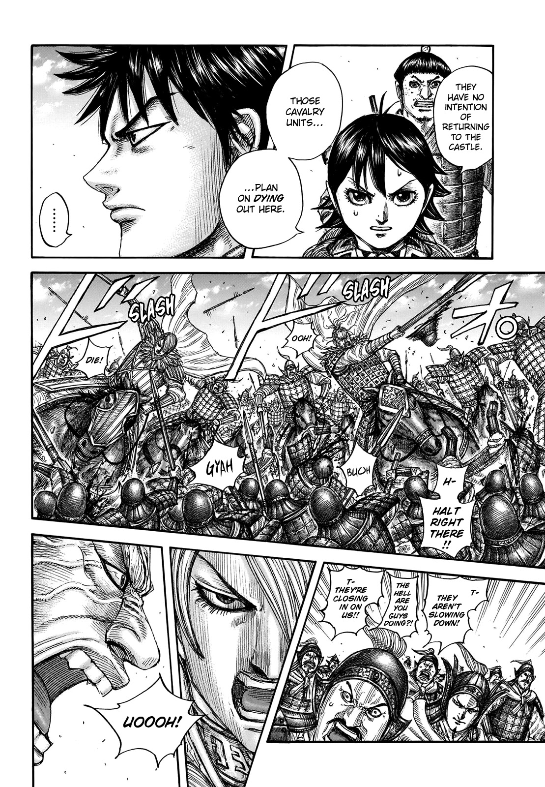Kingdom Chapter 706 page 9 - Chapter 706: The Kochou Army's Spirit