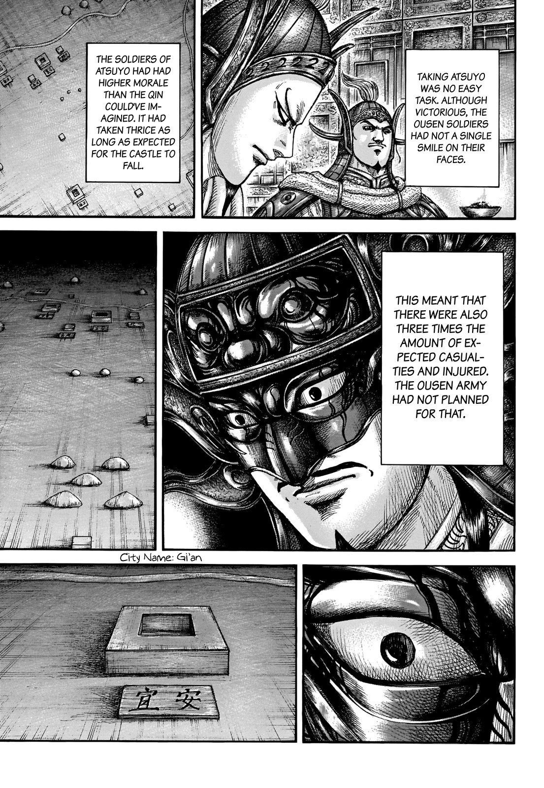 Kingdom manga, chapter 708, page 18 of 20
