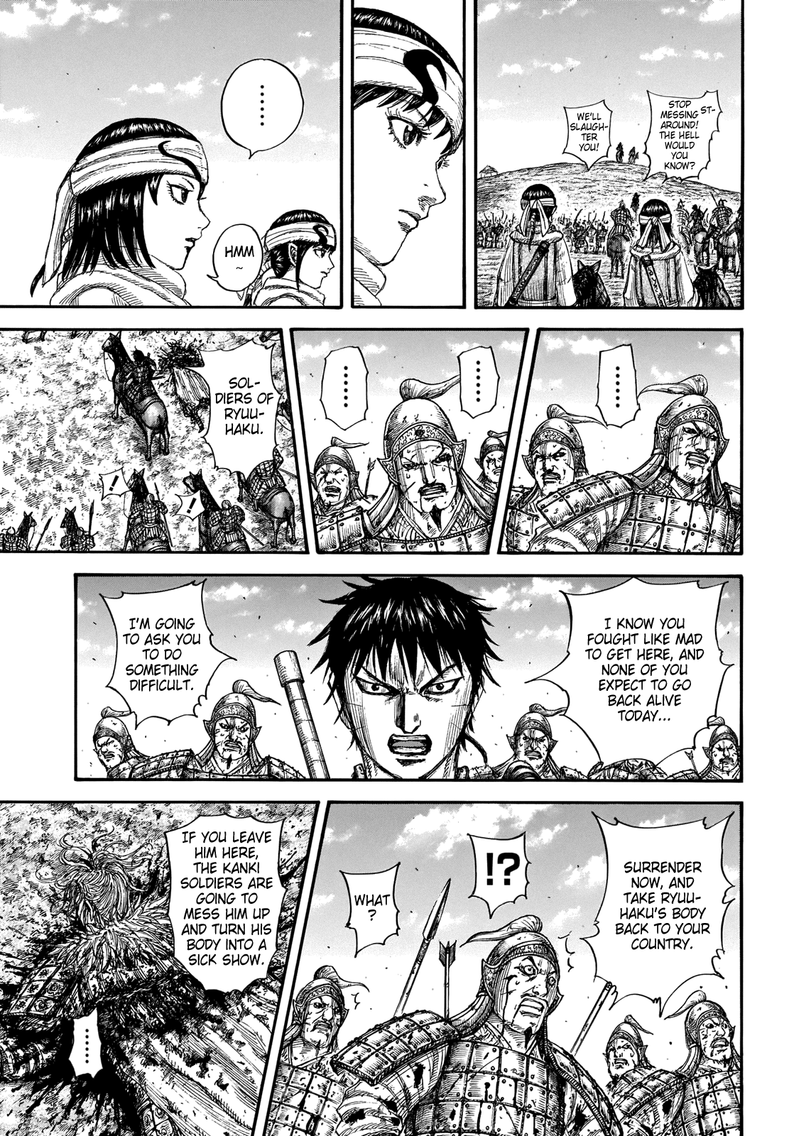 Kingdom manga, chapter 708, page 8 of 20